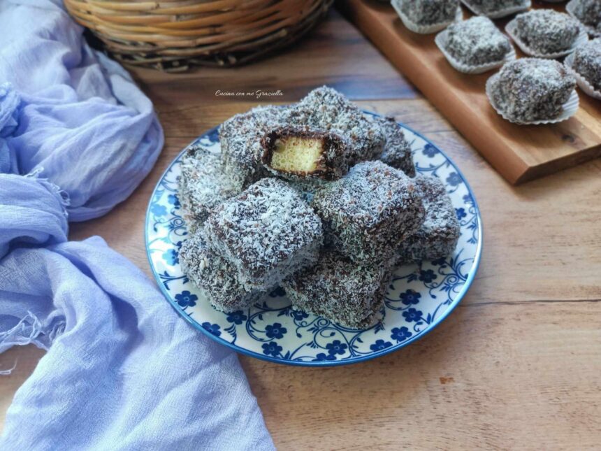 Cubotti cioccolato e cocco