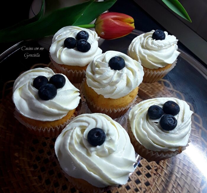 Cupcake ai mirtilli