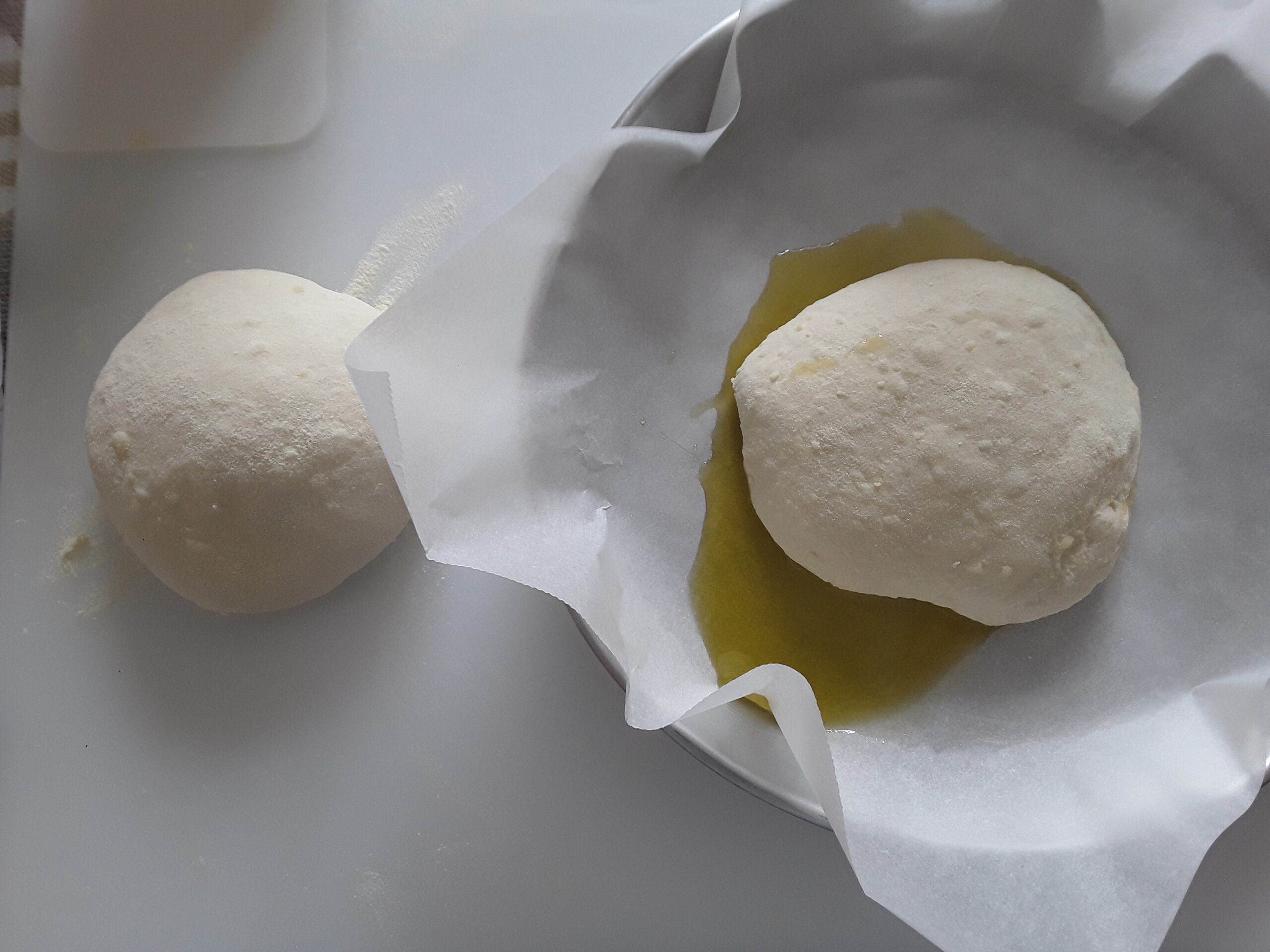 impasto focaccia a metà
