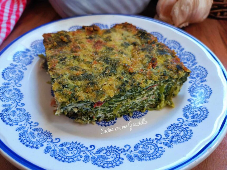 FRITTATA DI RICOTTA E SPINACI AL FORNO