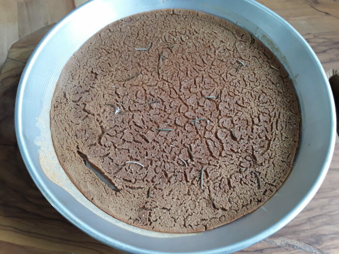 Farinata cotta