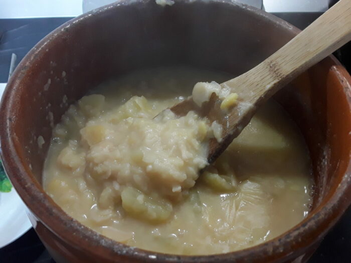 Fave bianche cotte