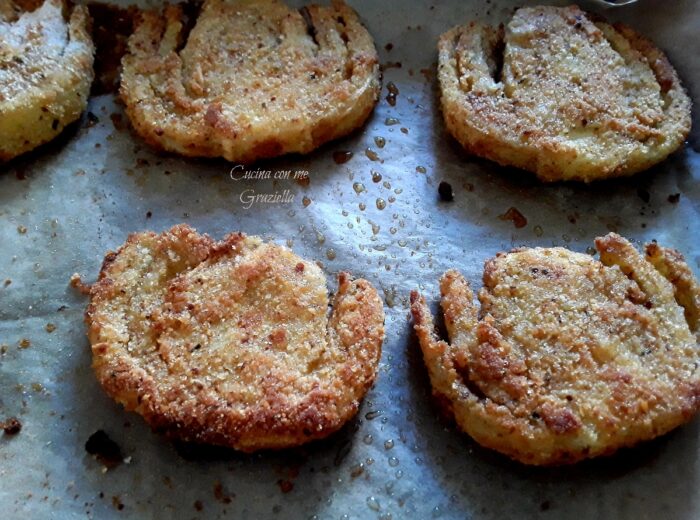 Finocchi impanati al forno