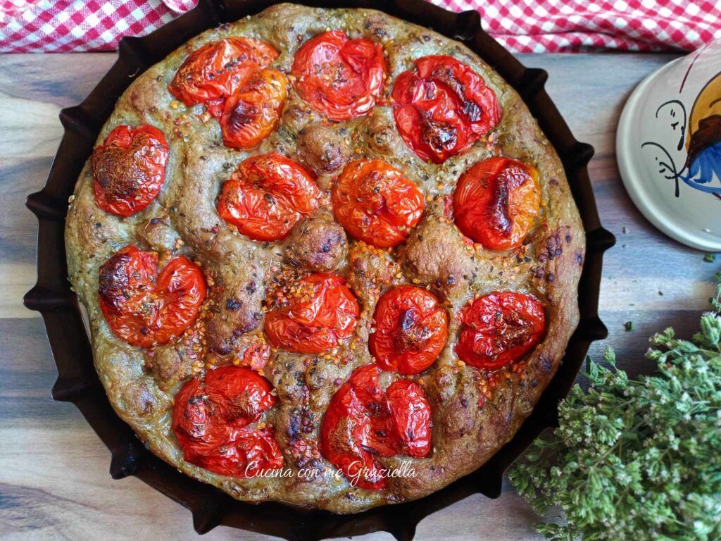  Focaccia pugliese di grano arso