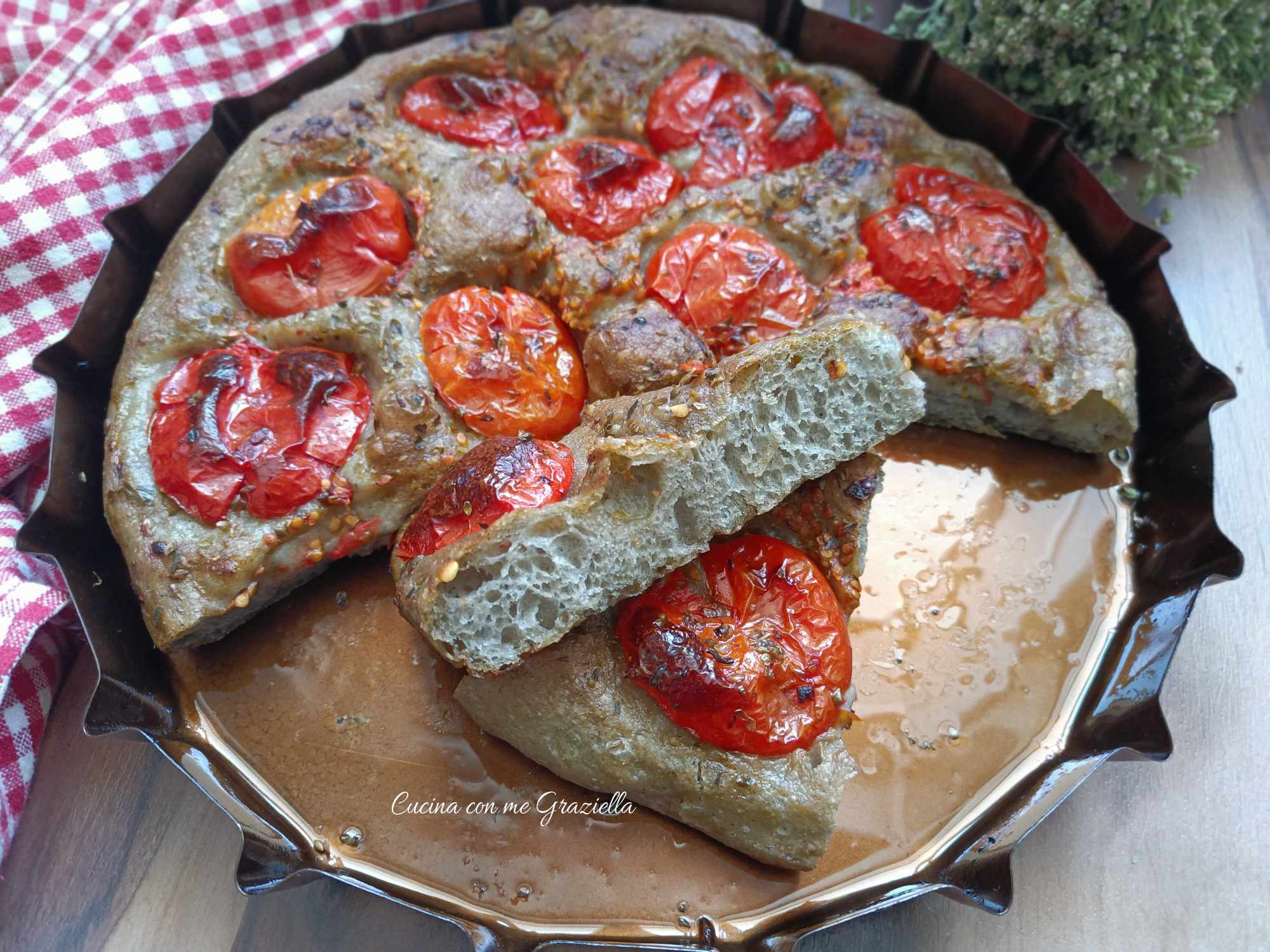 Focaccia di grano arso