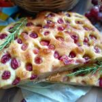 Focaccia dolce all'uva