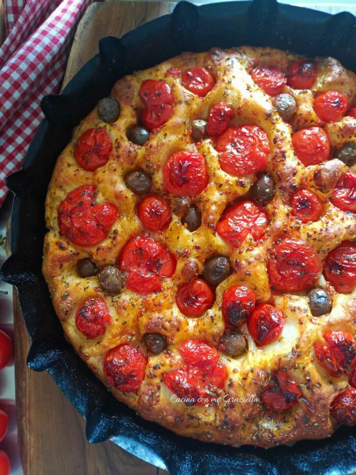 Focaccia pugliese senza impasto 