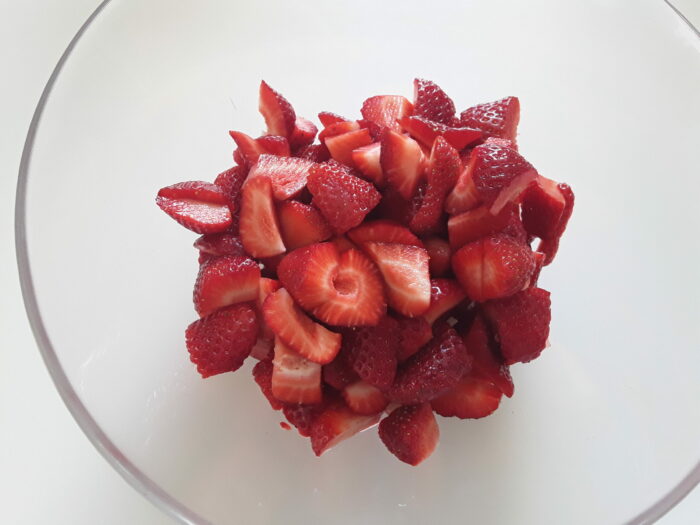 Fragole tagliate