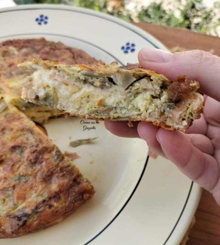 Frittata di carciofi Frittata di carciofi