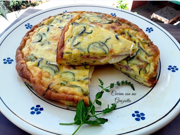 Frittata di zucchine al forno