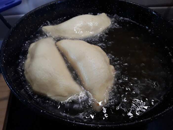 Frittura panzerotti semola