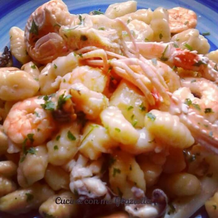 Gnocchi ai frutti di mare