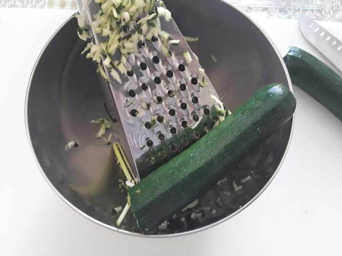 zucchine grattugiate