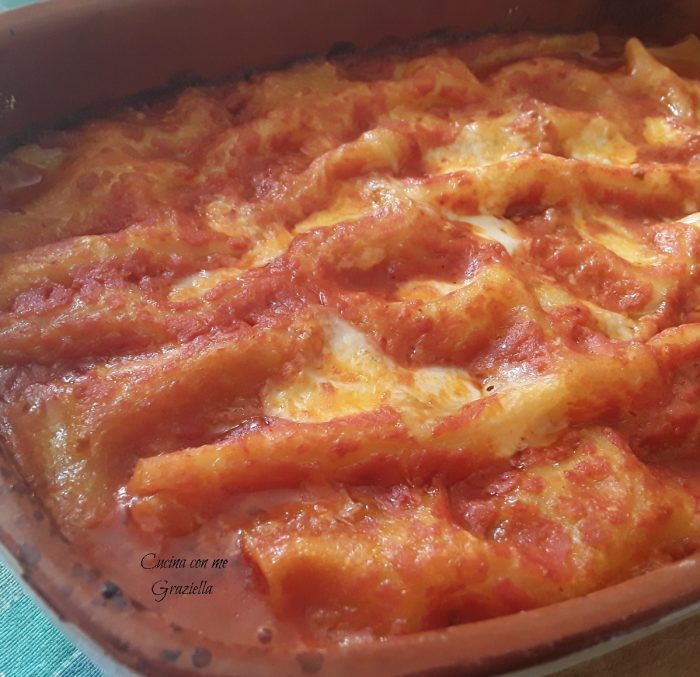 Cannelloni di carne teglia