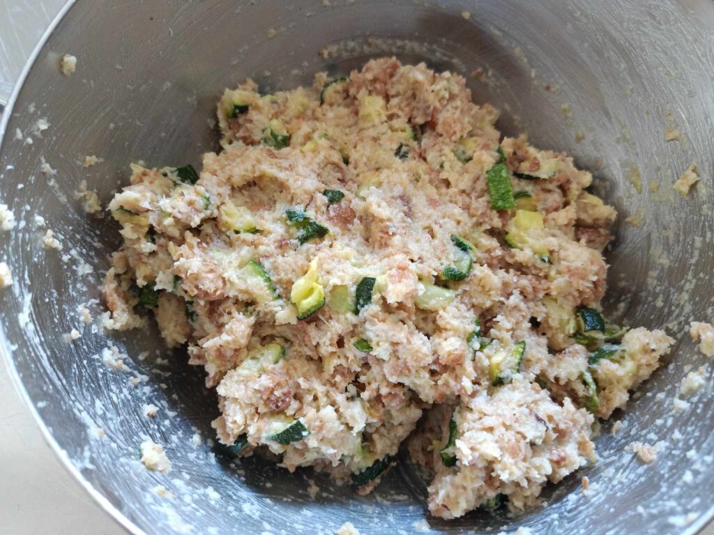 composto polpette zucchine