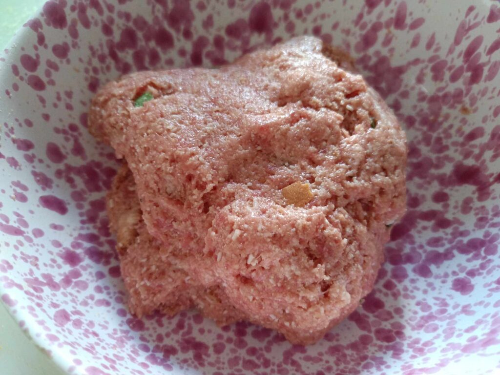 Composto polpette di carne