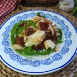 Insalata di baccalà pomodori secchi capperi olive