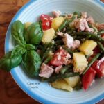 Insalata di patate fagiolini e tonno