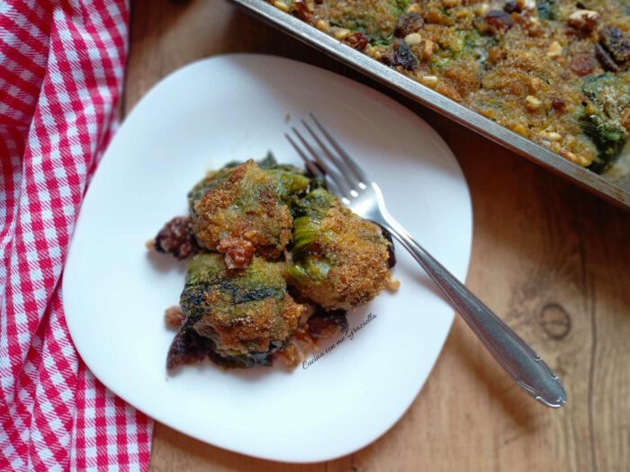 Involtini di scarola alla napoletana