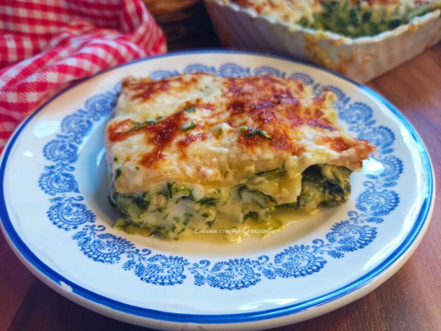 Lasagne ricotta e spinaci 