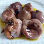 Lampascioni cotti sotto la cenere