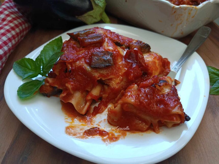 Lasagne alla parmigiana di melanzane