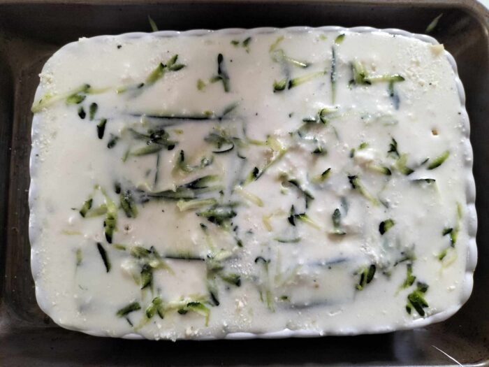 Lasagne di zucchine cruda