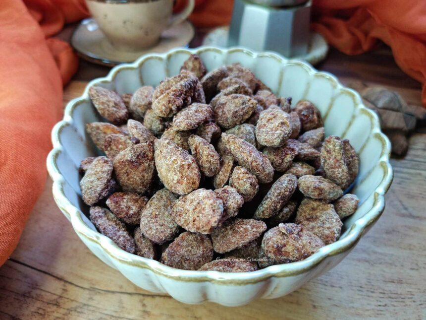 Mandorle pralinate al caffè