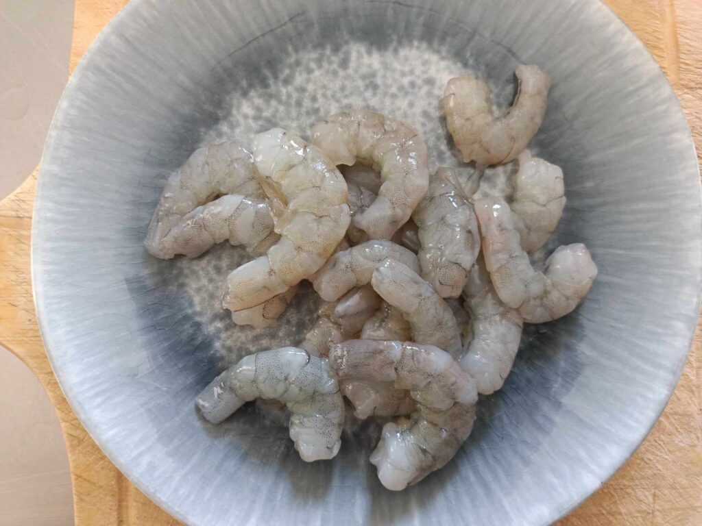 Mazzancolle pulite