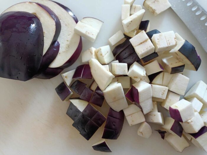 Melanzane a funghetto 