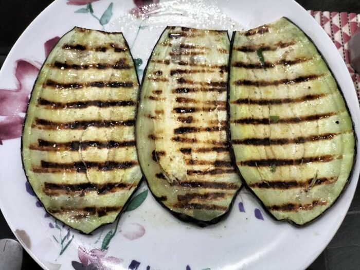 Melanzane grigliate e condite