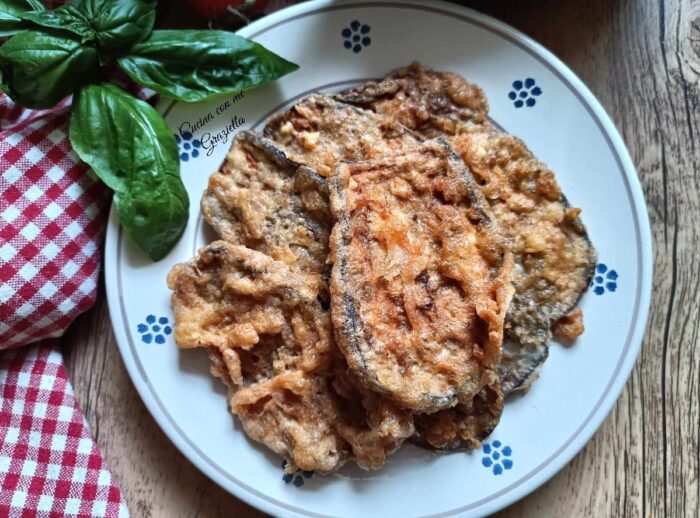 Melanzane indorate e fritte