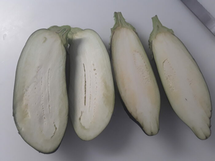 melanzane a metà
