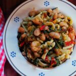 Minestra di pasta fagioli e cicorie