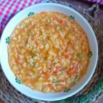 Minestra riso patate e zucca