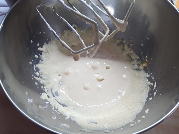 Montata tuorli e zucchero