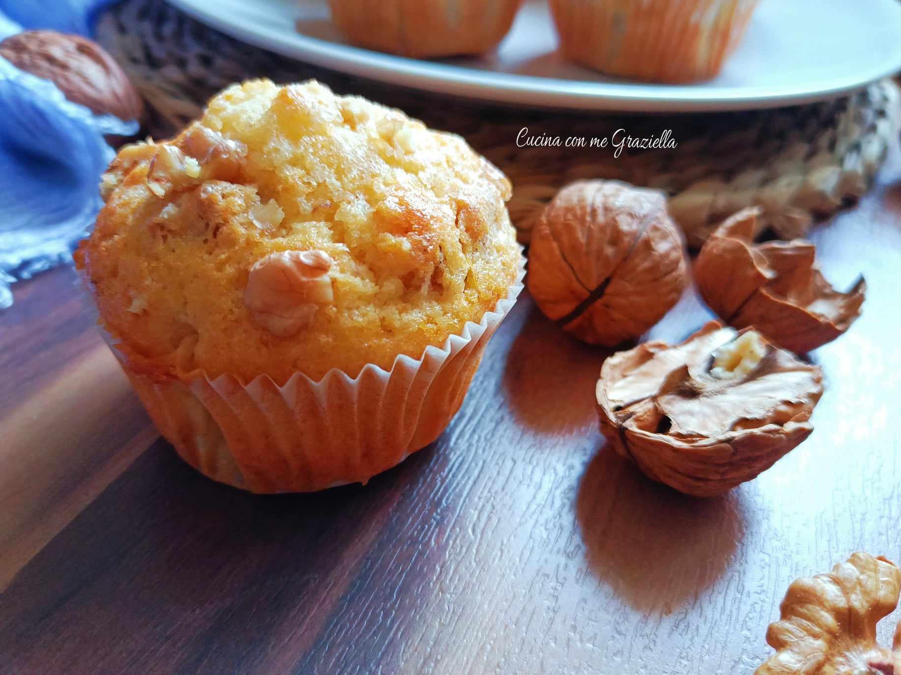 Muffin yogurt e noci
