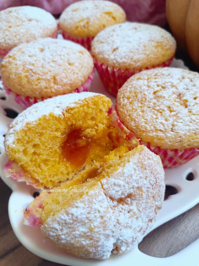 Muffin zucca e marmellata 1