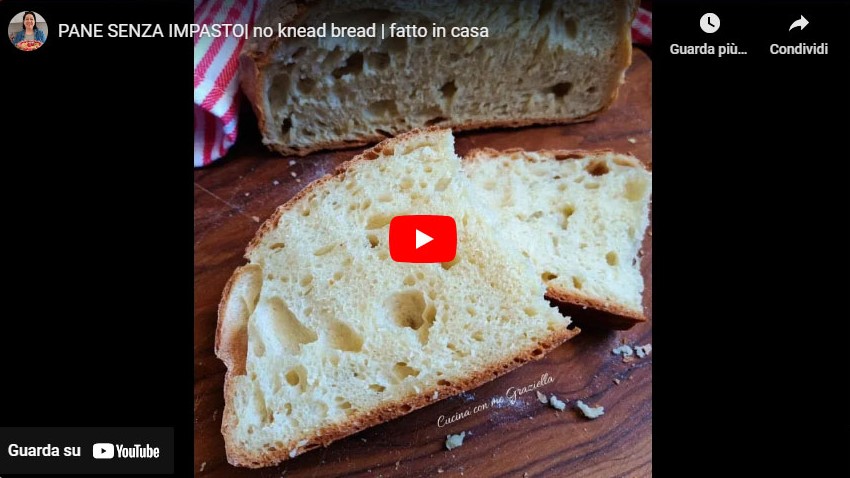 pane senza impasto YouTube