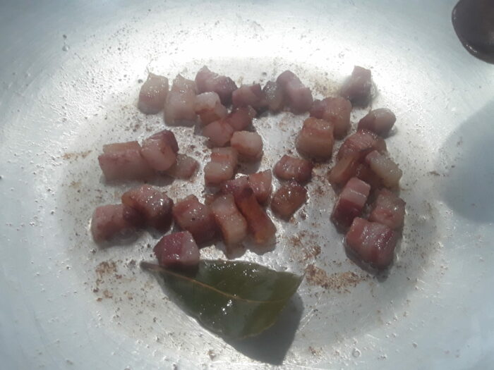 Pancetta rosolata