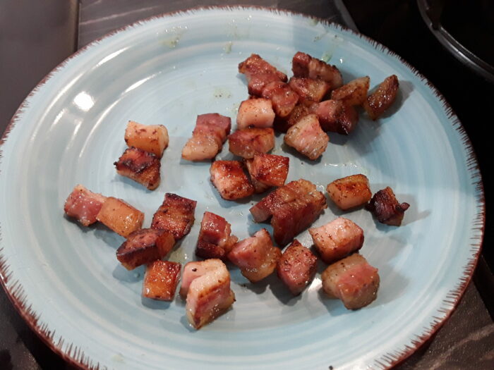 Pancetta croccante Pancetta croccante