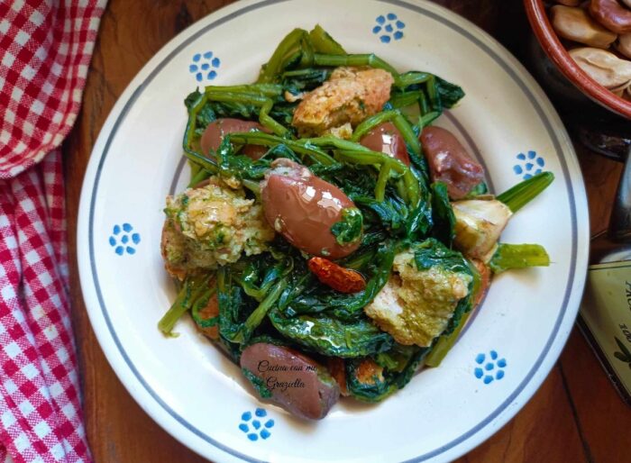 pancotto con fave a nasello e cicoria alla pugliese