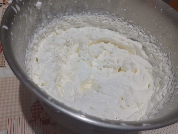 Panna montata
