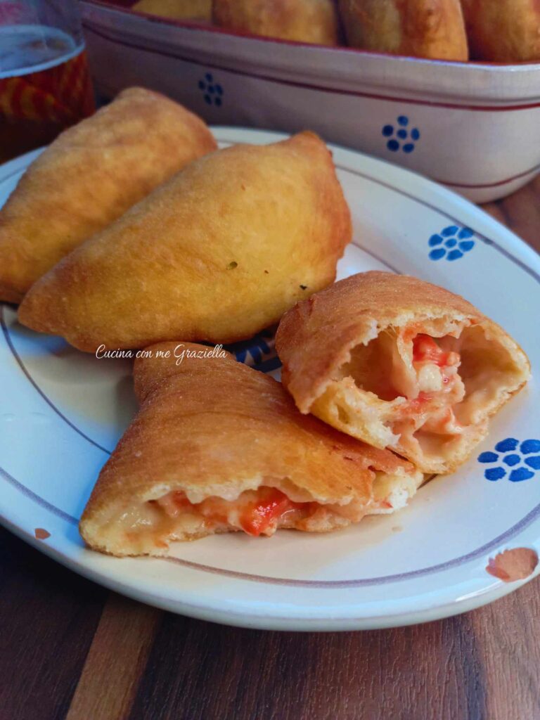 Panzerotti con impasto alla birra 