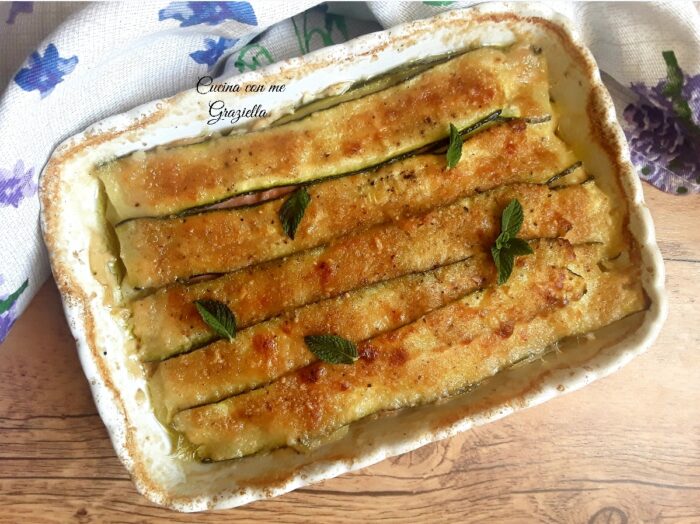 Parmigiana di patate e zucchine