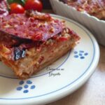 Pasta al forno con melanzane fritte in pastella