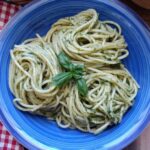 Pasta al pesto di basilico alla genovese
