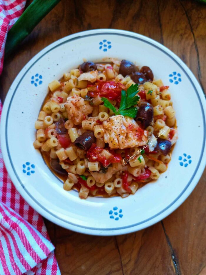 pasta e baccalà alla pugliese