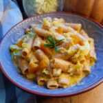 Pasta con zucca e verza