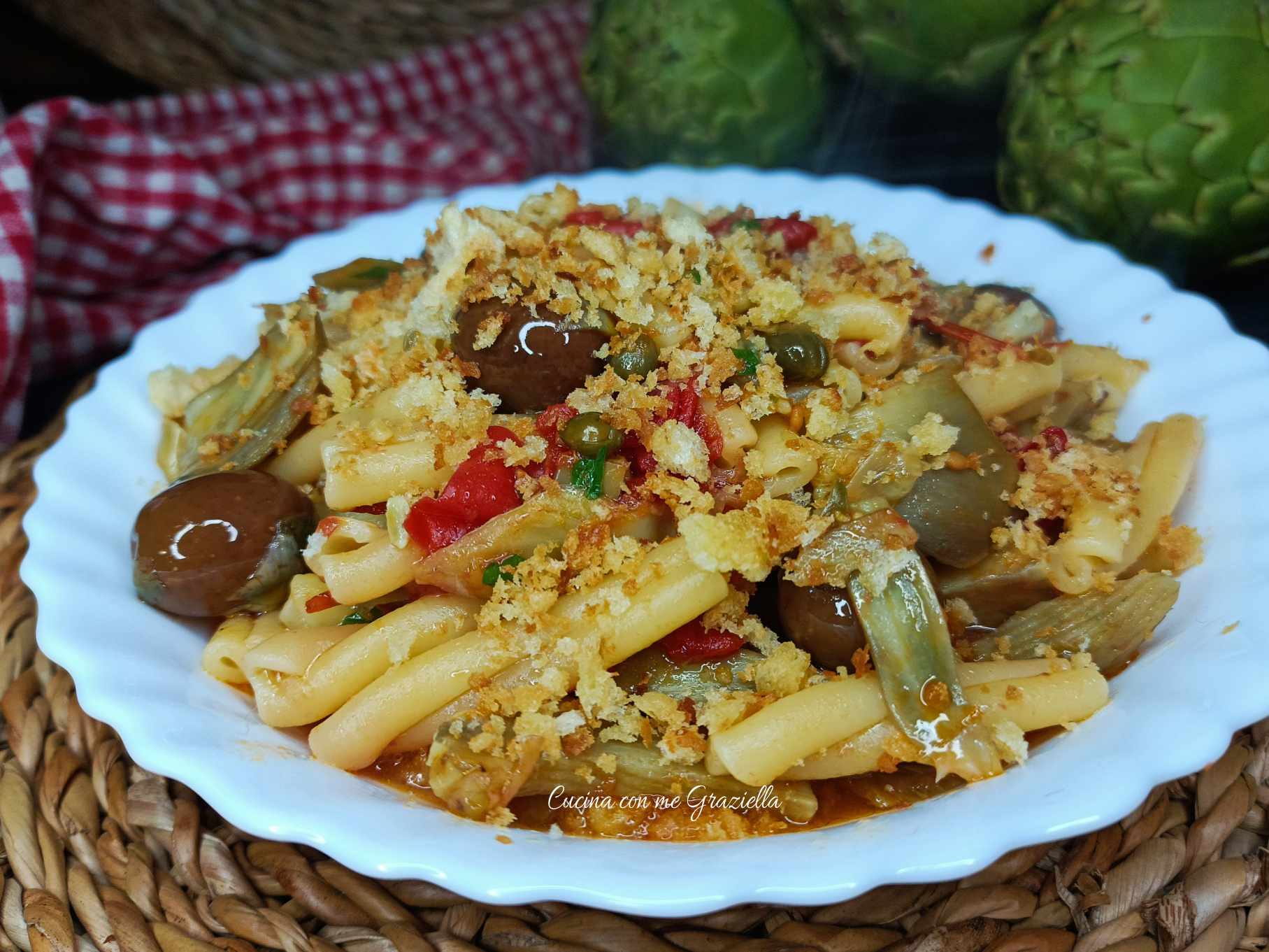 Pasta e carciofi alla poveraccia